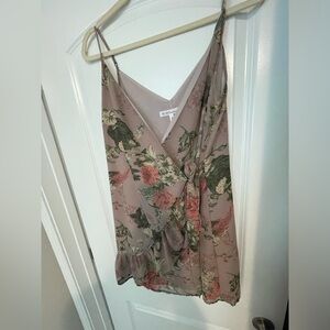 BCBG floral wrap dress size 8